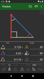 Trisolve: Triangle Calculator 1.1.22 Apk for Android 1