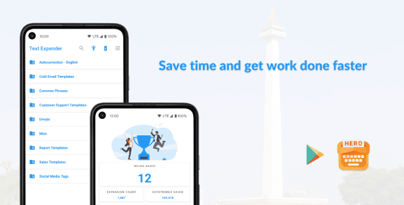 Text Expander (Typing Hero) 5.44 Apk for Android 1 typing hero cover