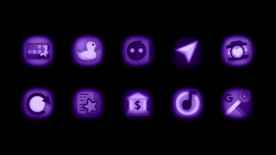 Ultraviolet Icon Pack 16.0.1 Apk for Android 2