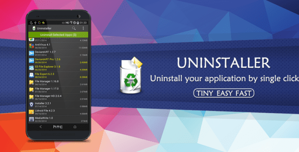 uninstaller pro android cover