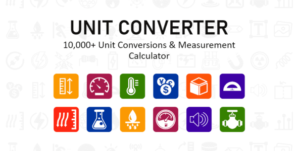 Unit Converter and Calculator (PRO) 10.81 Apk for Android 1 unit converter android cover