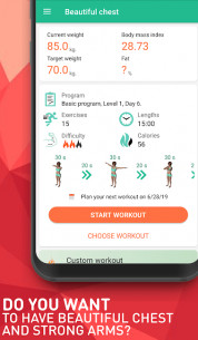 Upper body workout for women – Beautiful breast 2.1.3 Apk for Android 1