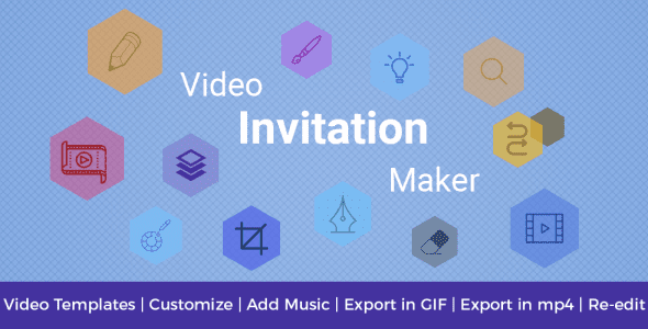 video invitation maker cover