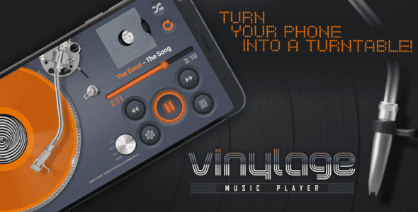 Vinylage Audio Player 2.3.5 Apk + Mod for Android 1 vinylage audio player cover