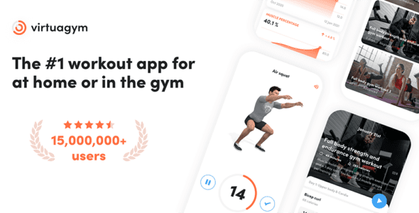 virtuagym fitness pro android cover