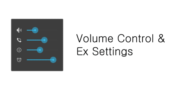 volume control ex cover