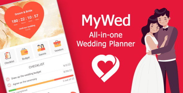 wedding budget planner cover