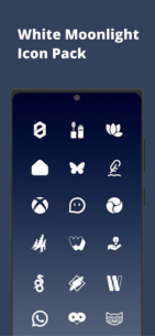 White Moonlight – Icon Pack 4.1 Apk for Android 1