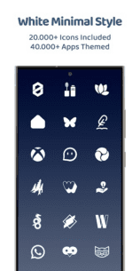 White Moonlight Icon Pack 5.3 Apk for Android 2