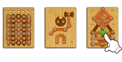 wood nuts bolts puzzle cover