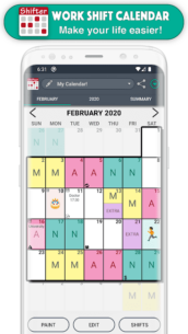 Work Shift Calendar (PRO) 2.0.7.5 Apk for Android 2