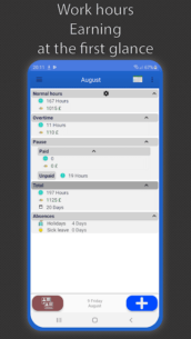 Working Hours 4b (PREMIUM) 8.5.2 Apk for Android 2