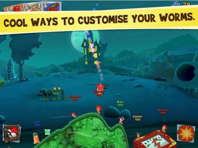 Worms 3 2.1.705708 Apk + Mod + Data for Android 5