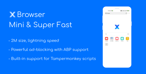 xbrowser super fast mini cover