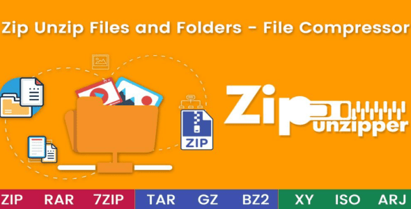 Zip Unzip Files and Folders - File Compressor 1.5 Apk for Android 1 zip unzip files and folders cover